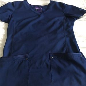 Navy scrub set